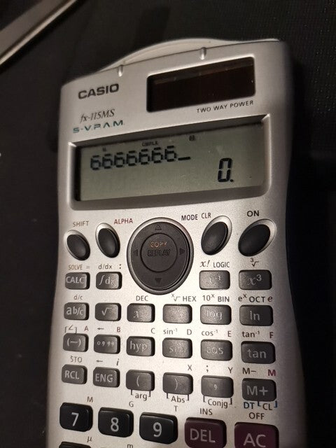 Lot Of 6 Solar Powered Calculator Used Or 5 Texas Instr, OR 4 casio Calculators 