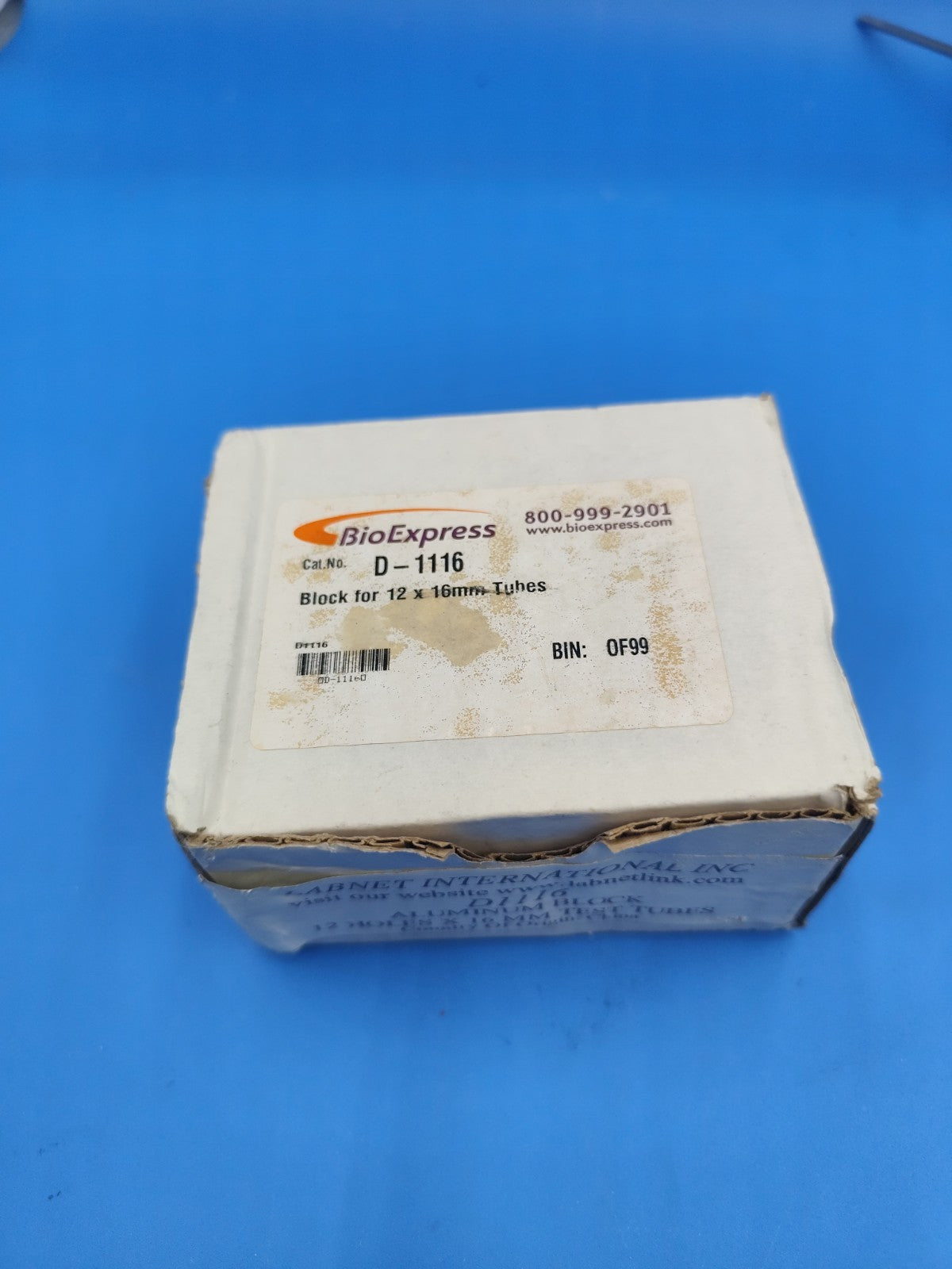 labnet D-1116 metal block for 16mm tubes Bioexpress For Drybath Heat block Cool