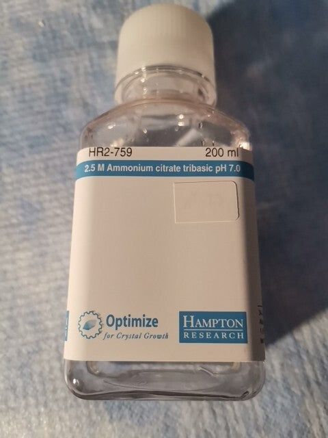 HR2-759 2.5 M Ammonium citrate tribasic pH 7.0