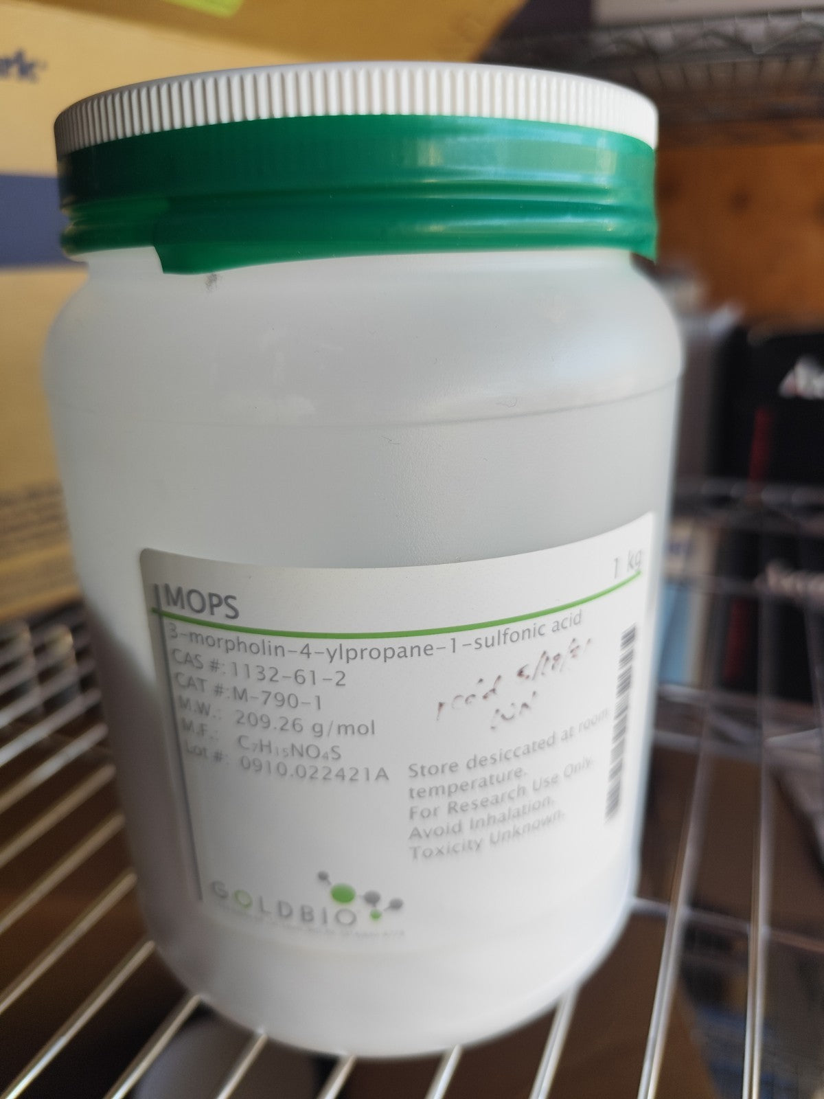 MOPS (3-morpholin-4-ylpropane-1-sulfonic acid Goldbio 1kg