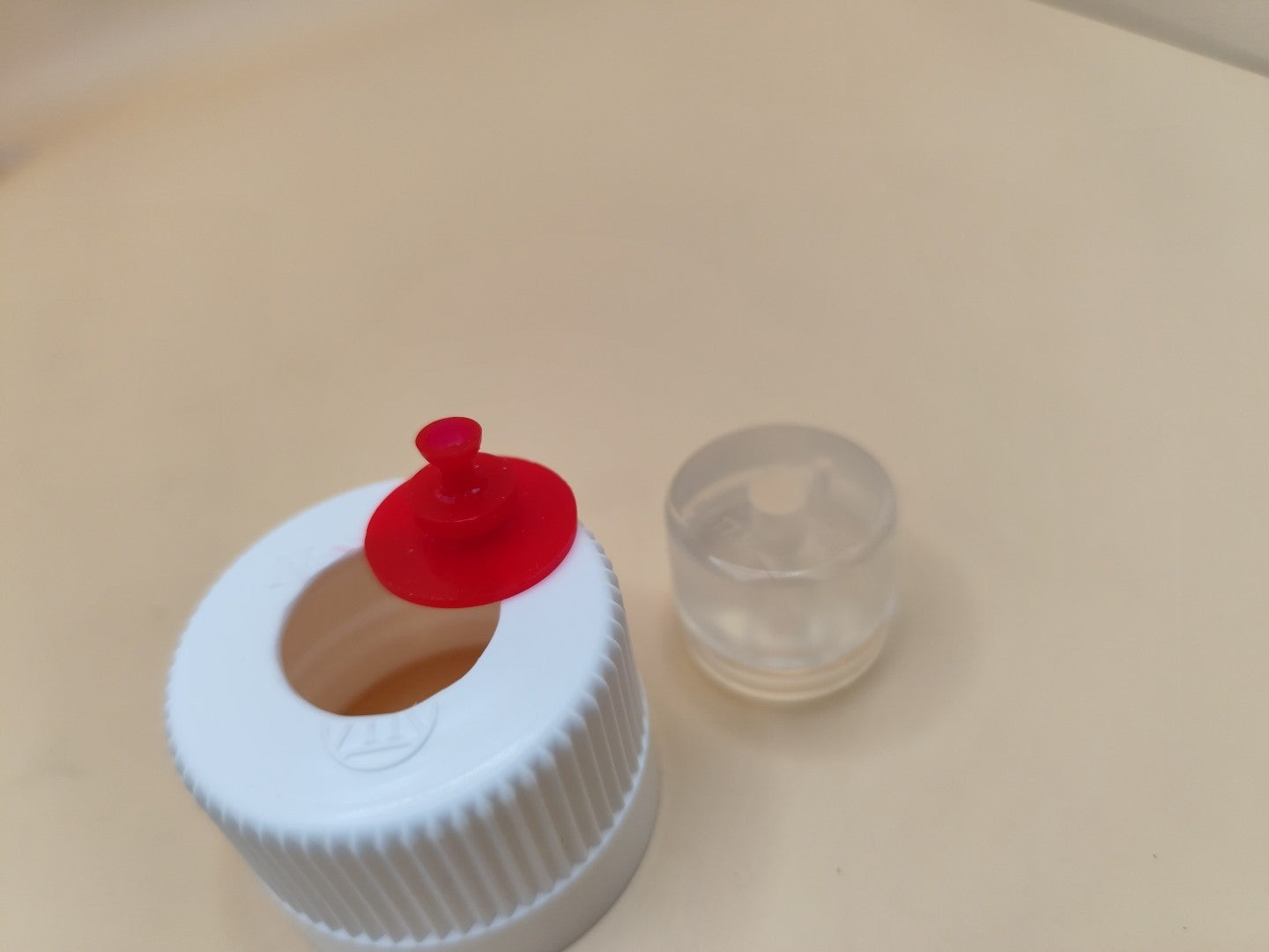 Formulator Cap For Nalgene Bottles Septa Cap