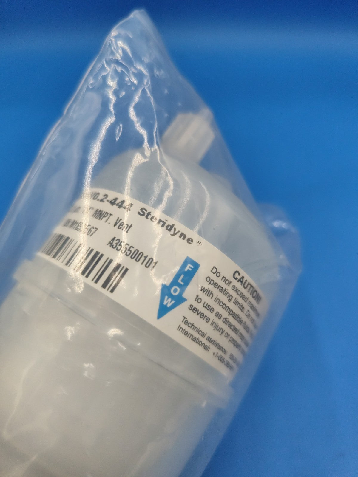 CSVMV0.2-444 Steridyne 0.2 µm 1/4" MNPT vent Filter New