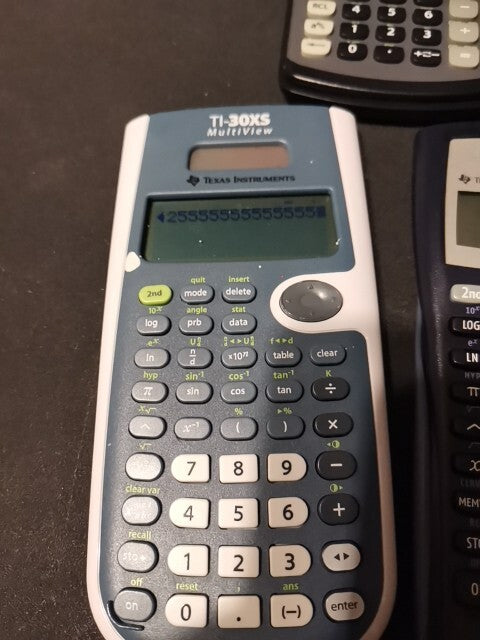 Lot Of 6 Solar Powered Calculator Used Or 5 Texas Instr, OR 4 casio Calculators 
