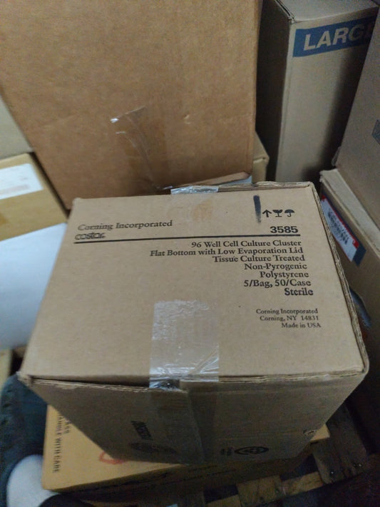 Corning Costar 3585 96-Well Polystyrene TC-Treated Cell Culture Plates Lid Cs 50