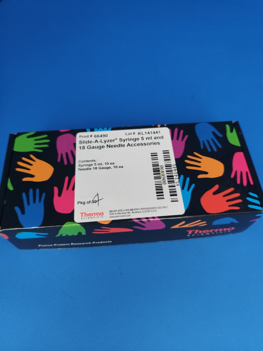 Box of 4 - Thermo Scientific Slide-A-Lyzer 5ml Syringe 18 Guage - 66490