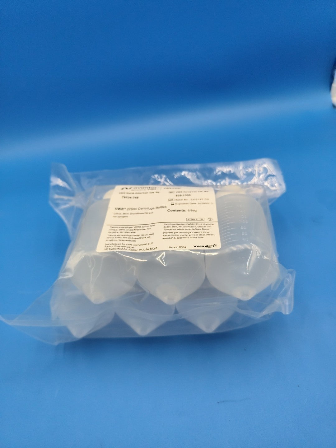 VWR 76234-748 225ml Centrifuge Bottle pk6