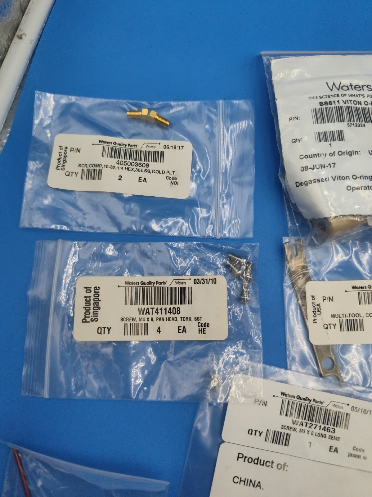 Large Lot Of Waters Service Parts