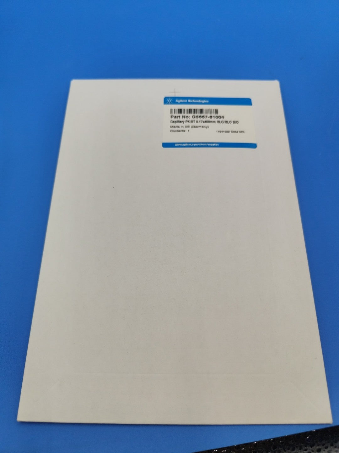 g5667-81004 Capillary PEEK/ST 0.17 x 400 mm RLO/RLO. Stainless steel clad
