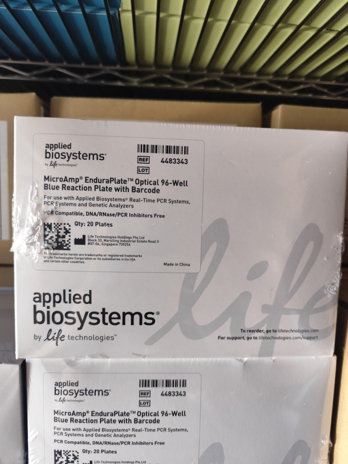 applied biosystems 4483343 MicroAmp EnduraPlate Optical 96-Well Plate W Barcode 