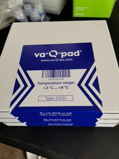 Lot Of 3 va-Q-pad Heat Storage Pads 2-8 Degrees Celsius