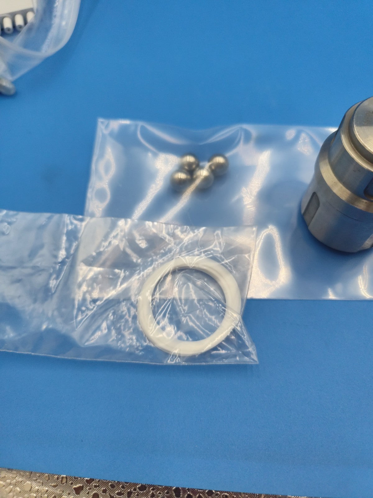 Retsch 50ml 70354 grinding jar 1.4112 With Seal And Grinding Balls