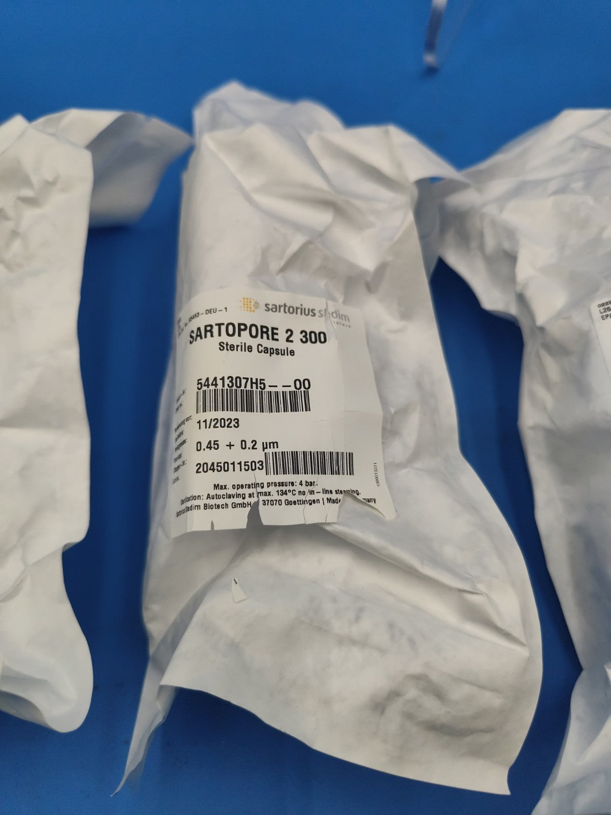 sartorius sartopure 2 300 0.45 um sterile capsule