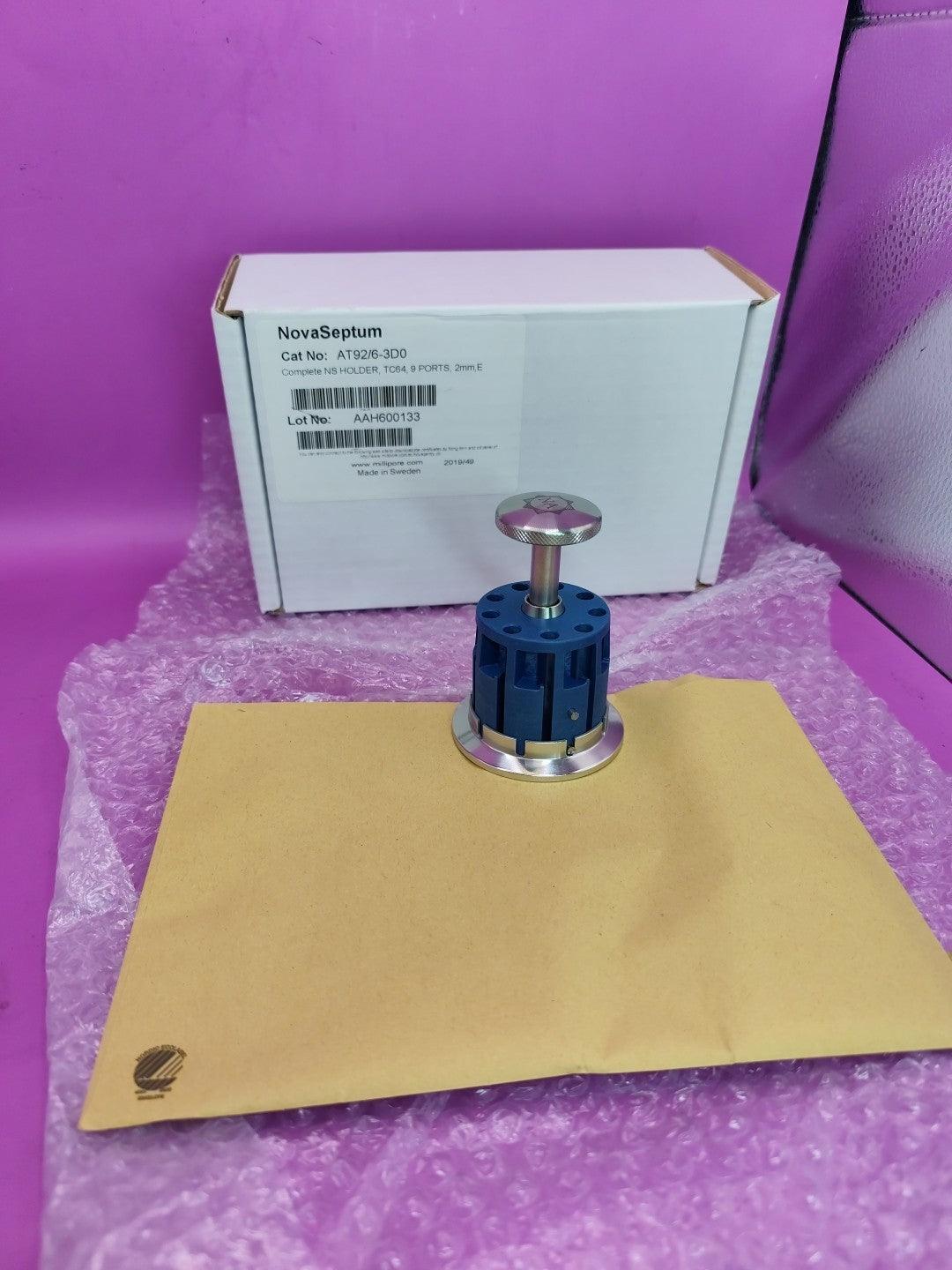Millipore NovaSeptum Holder CCS AT92/6-3D0 9 Ports TC64 2mm E