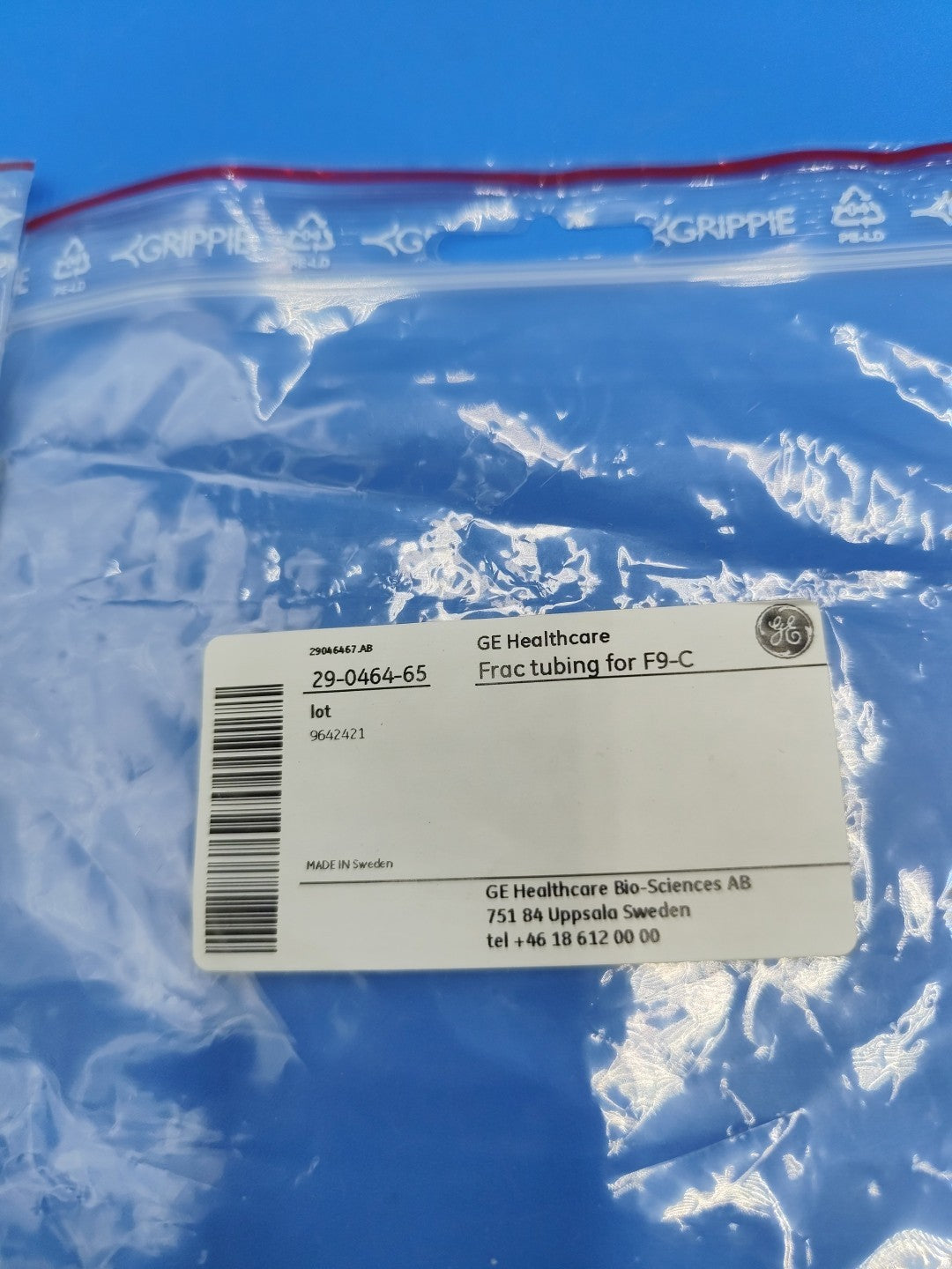 Internal Tubing And Frac Tubing For F9-C