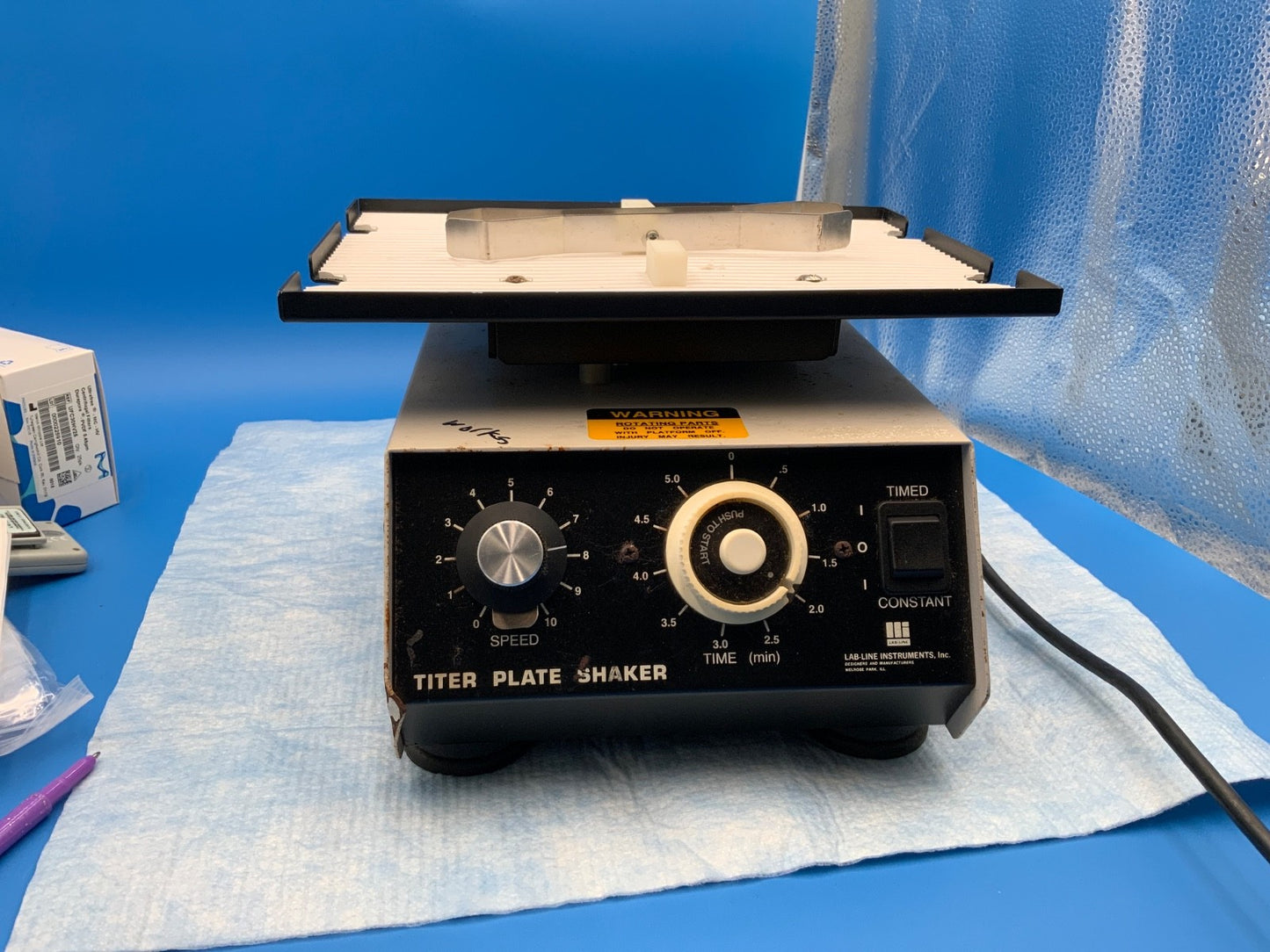 Barnstead Labline Titer Plate Shaker TESTED WORING VIDEO Guaranteed