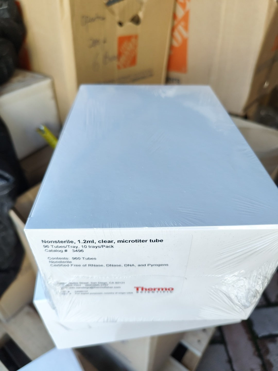 Thermo Scientific Microtiter Tubes and Racks 3496 1.2ml Non sterile 