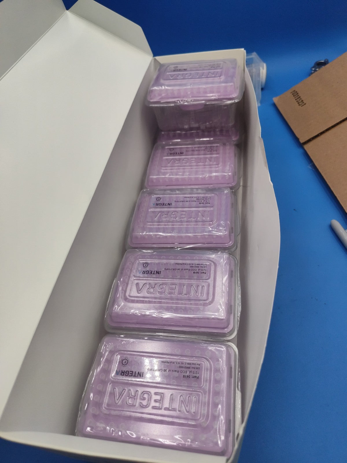 Integra 3418 12.5ul Sterile Filter 6 Eco Racks Of 96 Tips.
