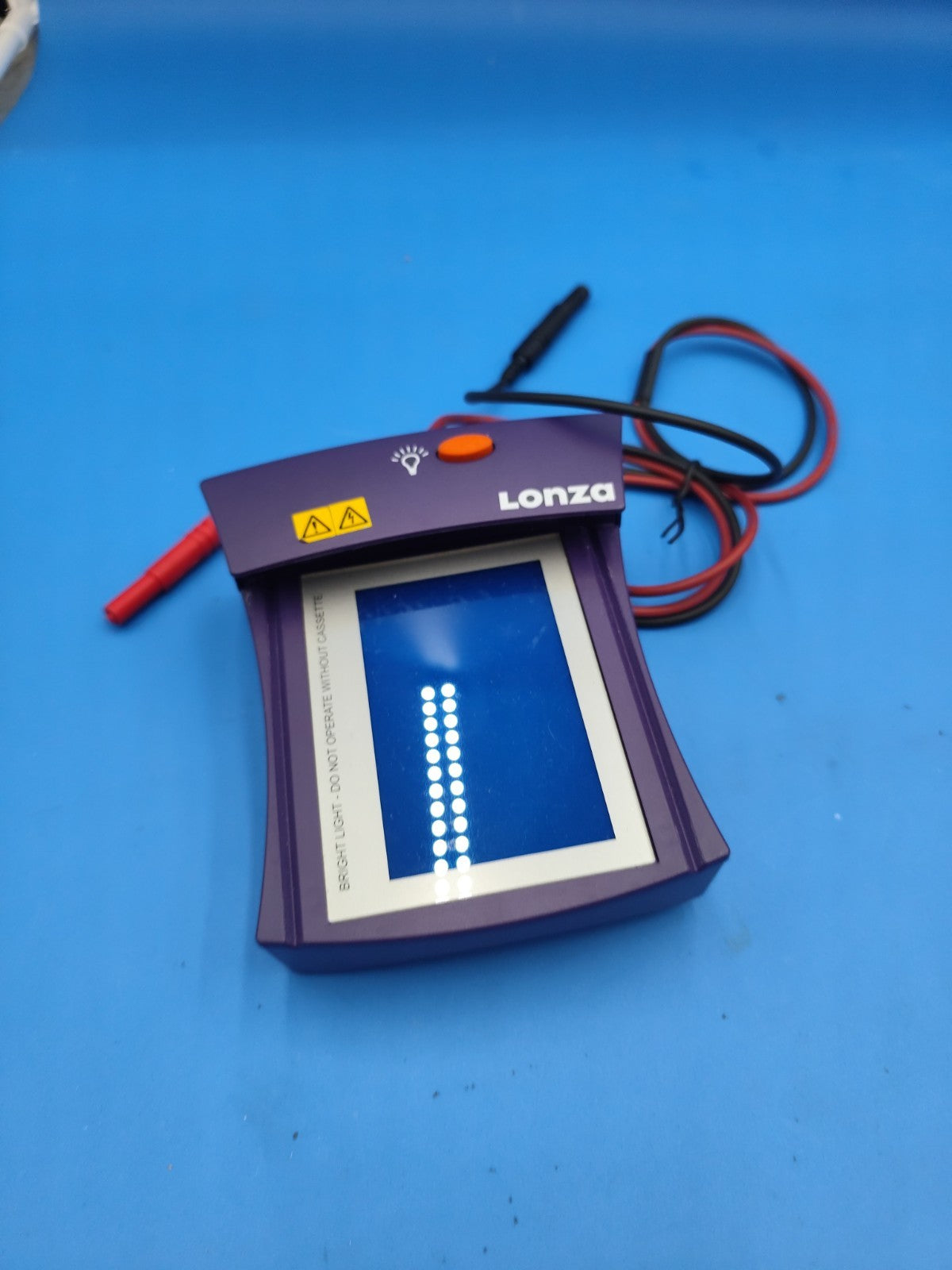 Lonza Flashgel Dock No Power Supply