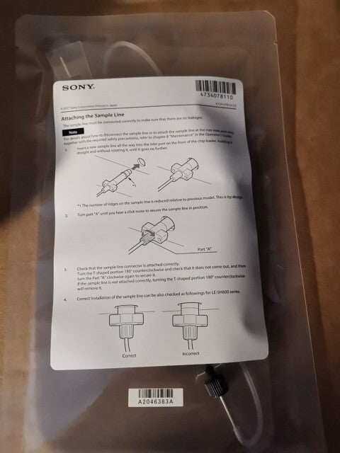 Sony E-beam irradiated PEEK sample line With Probe LE-U3F021 Box Of 4