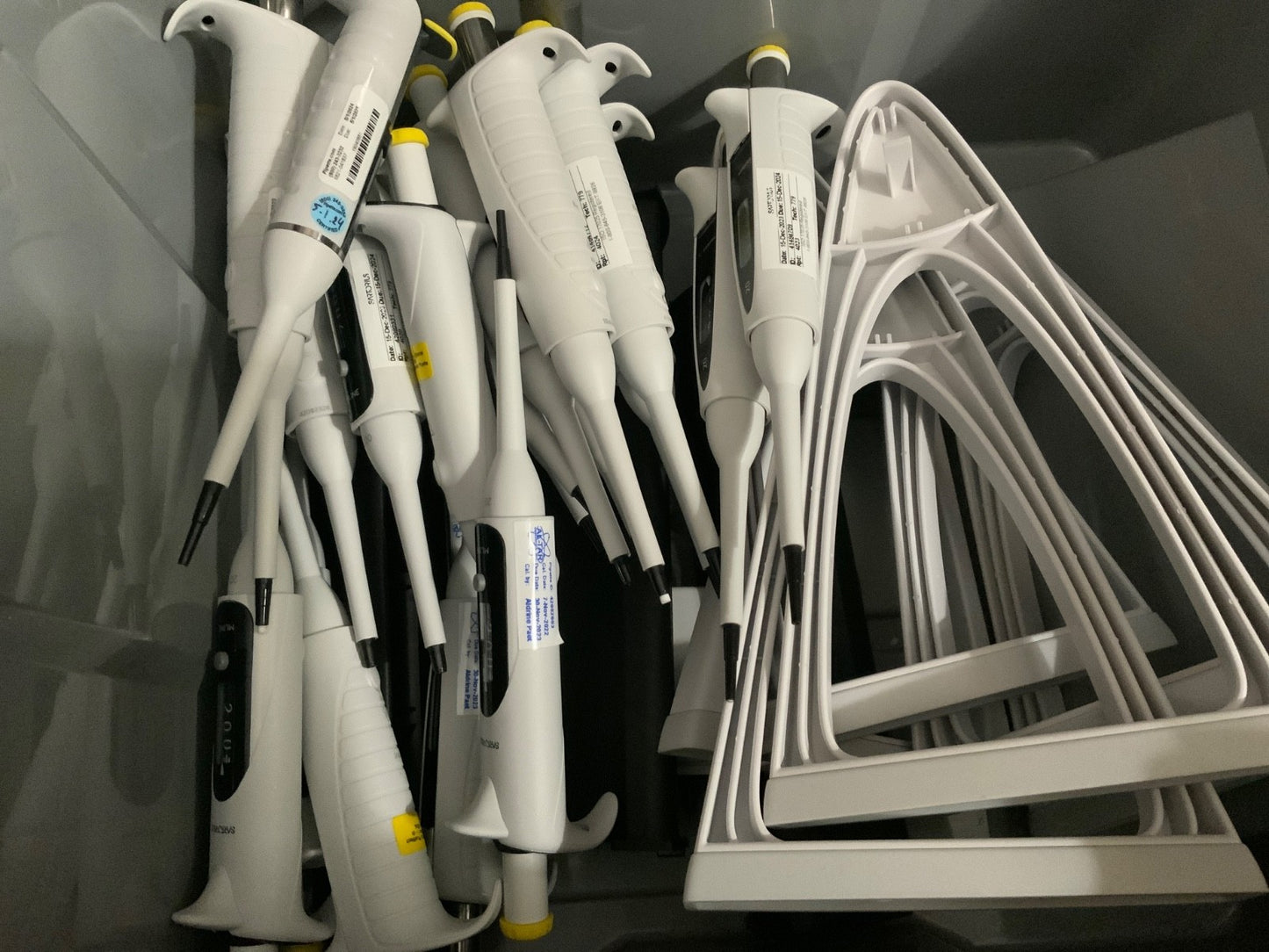 Sartorius Biohit Single Multi Channel Adjustable Pipette TESTED working Stand