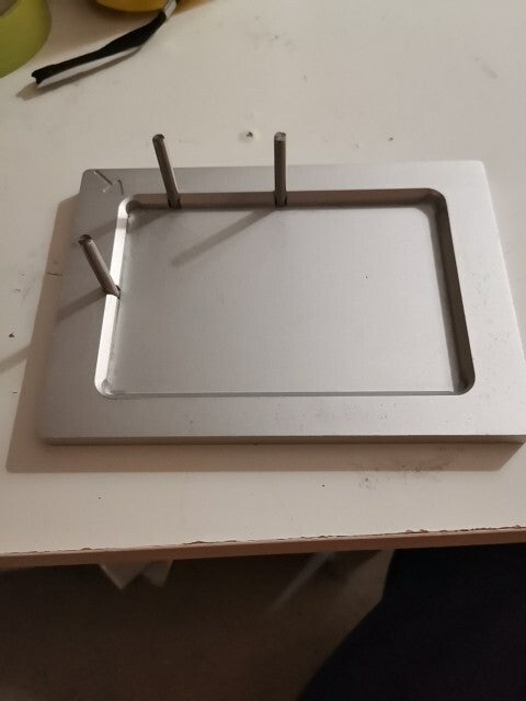 One Used Metal Bracket For Setting Hanging Crystallization Experiments