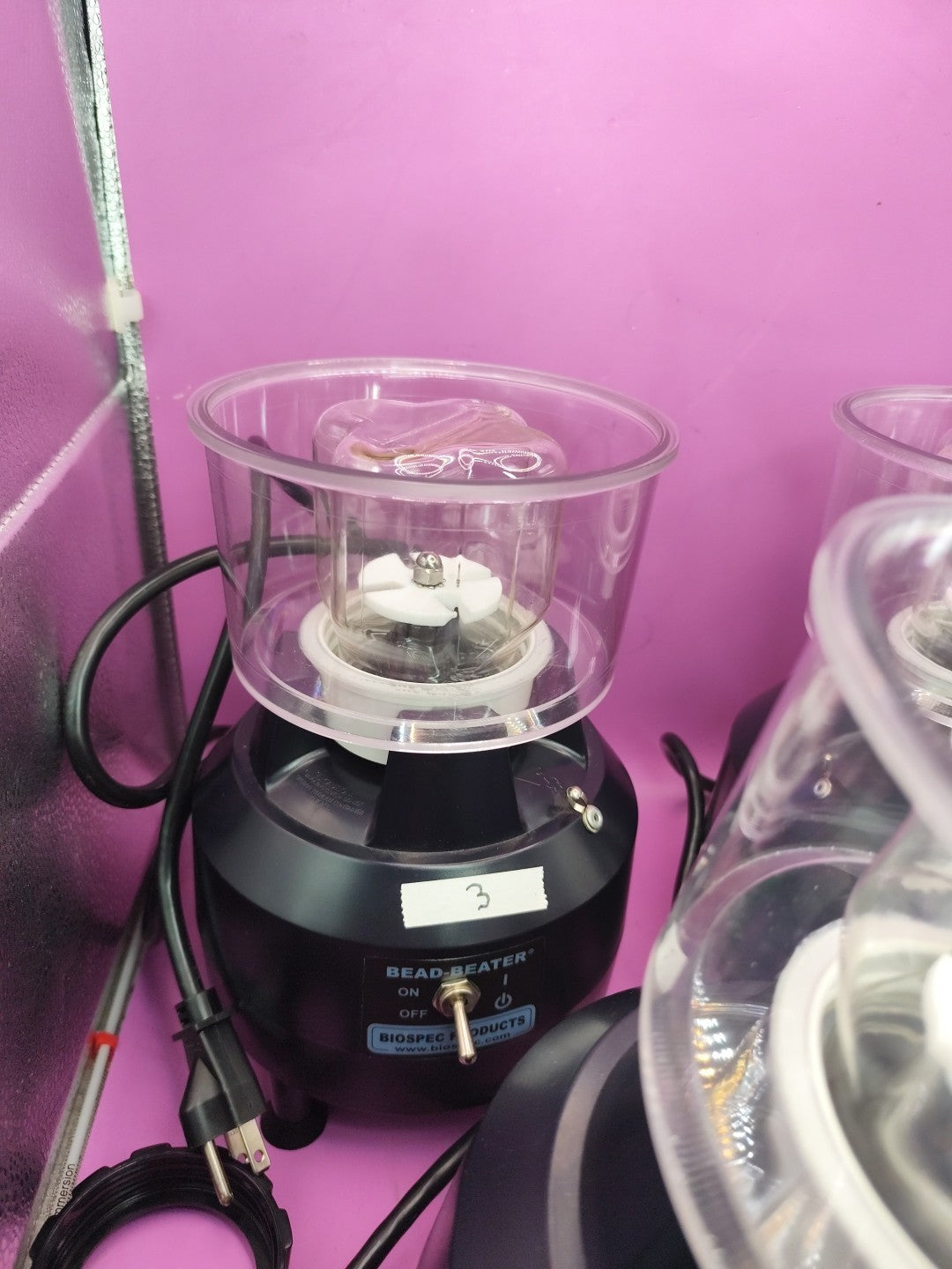Hamilton Beach Biospec Beat Beater Homogenizer Disrupter Blender