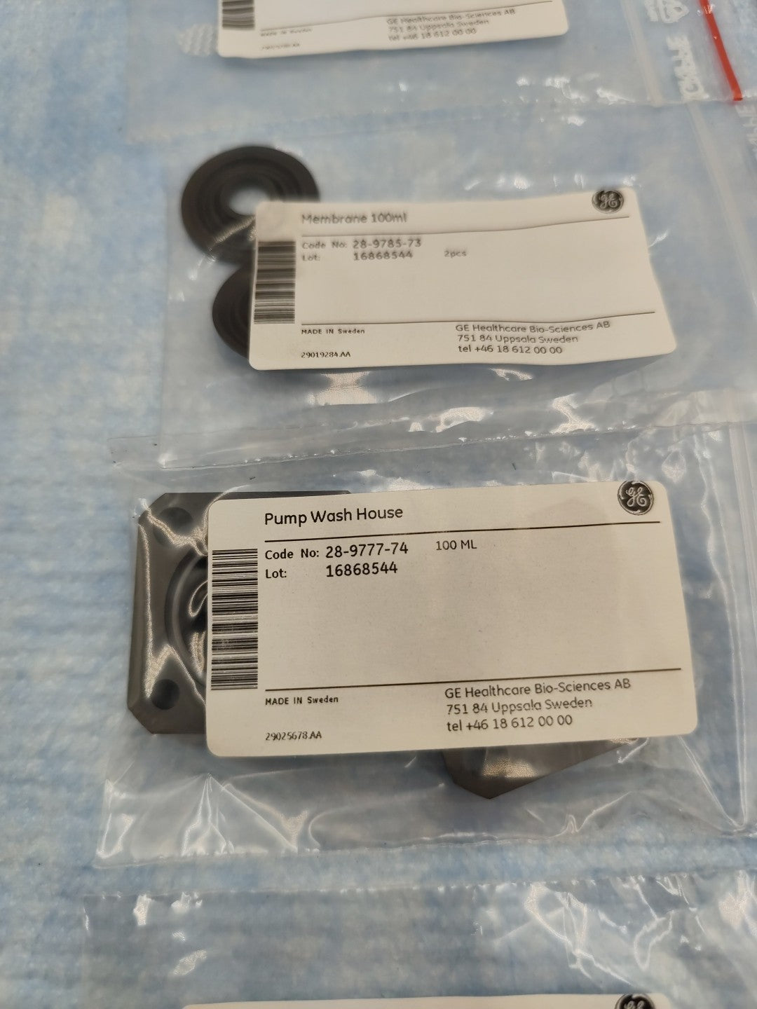 GE Cytiva PM Parts For Akta Pump Wash House O Ring Omni Seal etc
