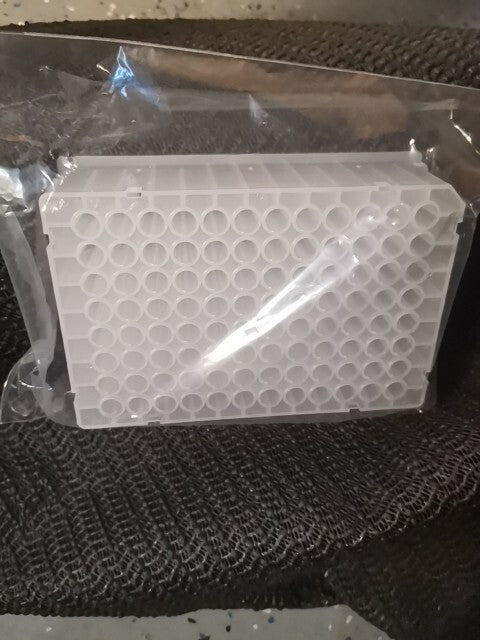 Lot Of 25 96 Well Liquid Storage Blocks Plates Individually Wrapped Round Well