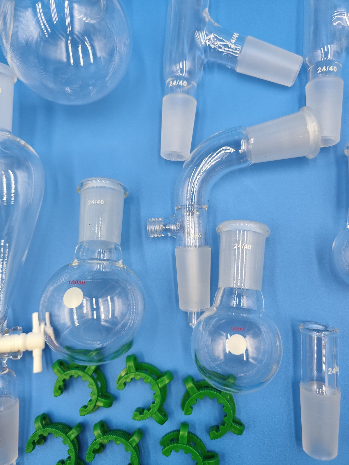 glass preparation apparatus kit organic chemistry distillation kit 38 pcs