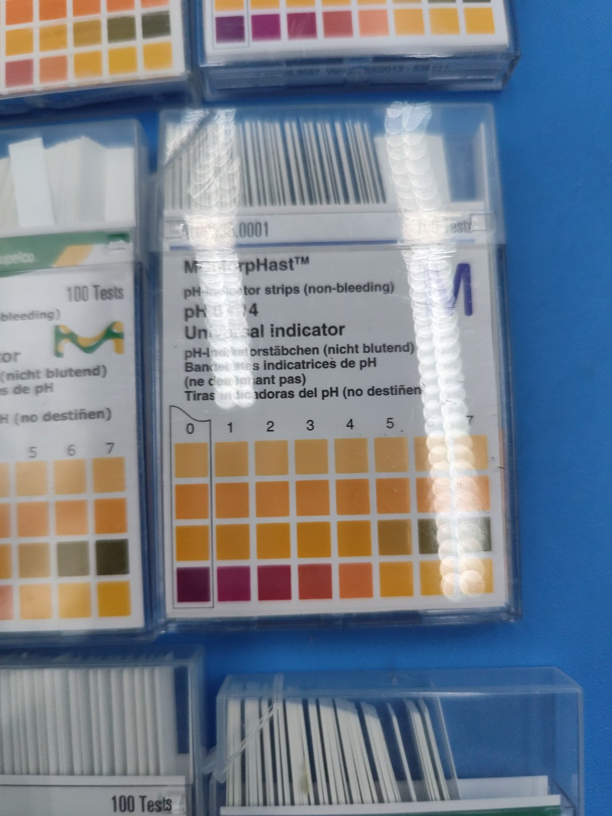 Lot Of pH Testing Paper Strips Indicator Millipore Supelco Etc