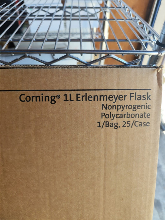 Corning 1L polycarbonate Erlenmeyer flasks, REF 431147 Pack Of 10 