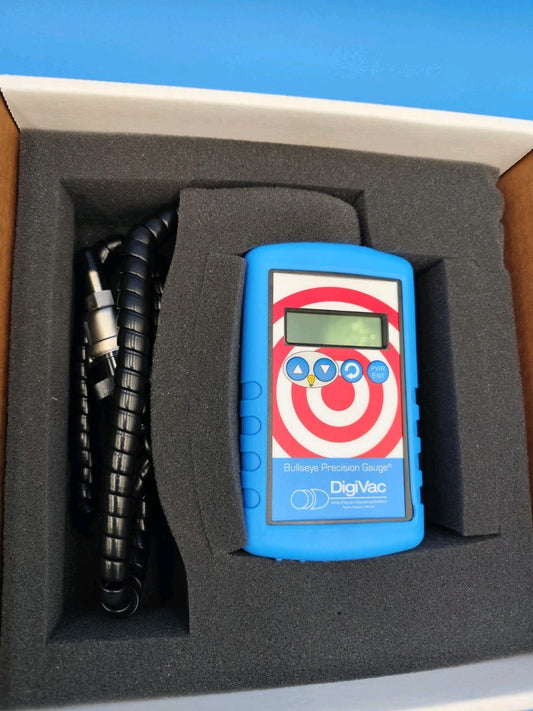 Bullseye Precision Portable Vacuum Gauge 0.001 to 6 Torr Accuracy