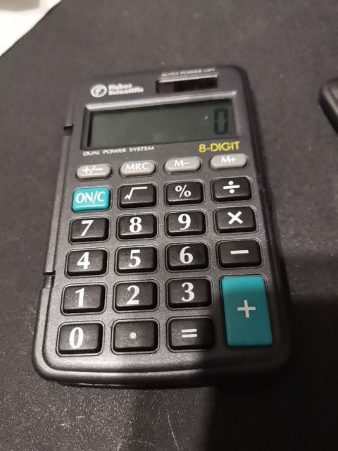 Lot Of 6 Solar Powered Calculator Used Or 5 Texas Instr, OR 4 casio Calculators 