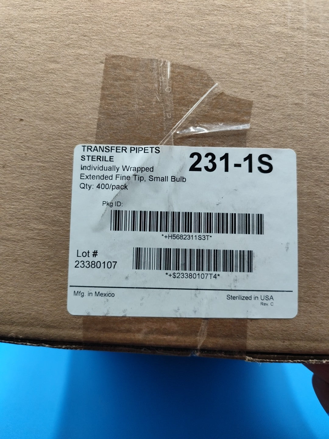 Thermo Scientific Samco Plastic Transfer Pipettes 1.7ml Fine Tip 400 PCs 
