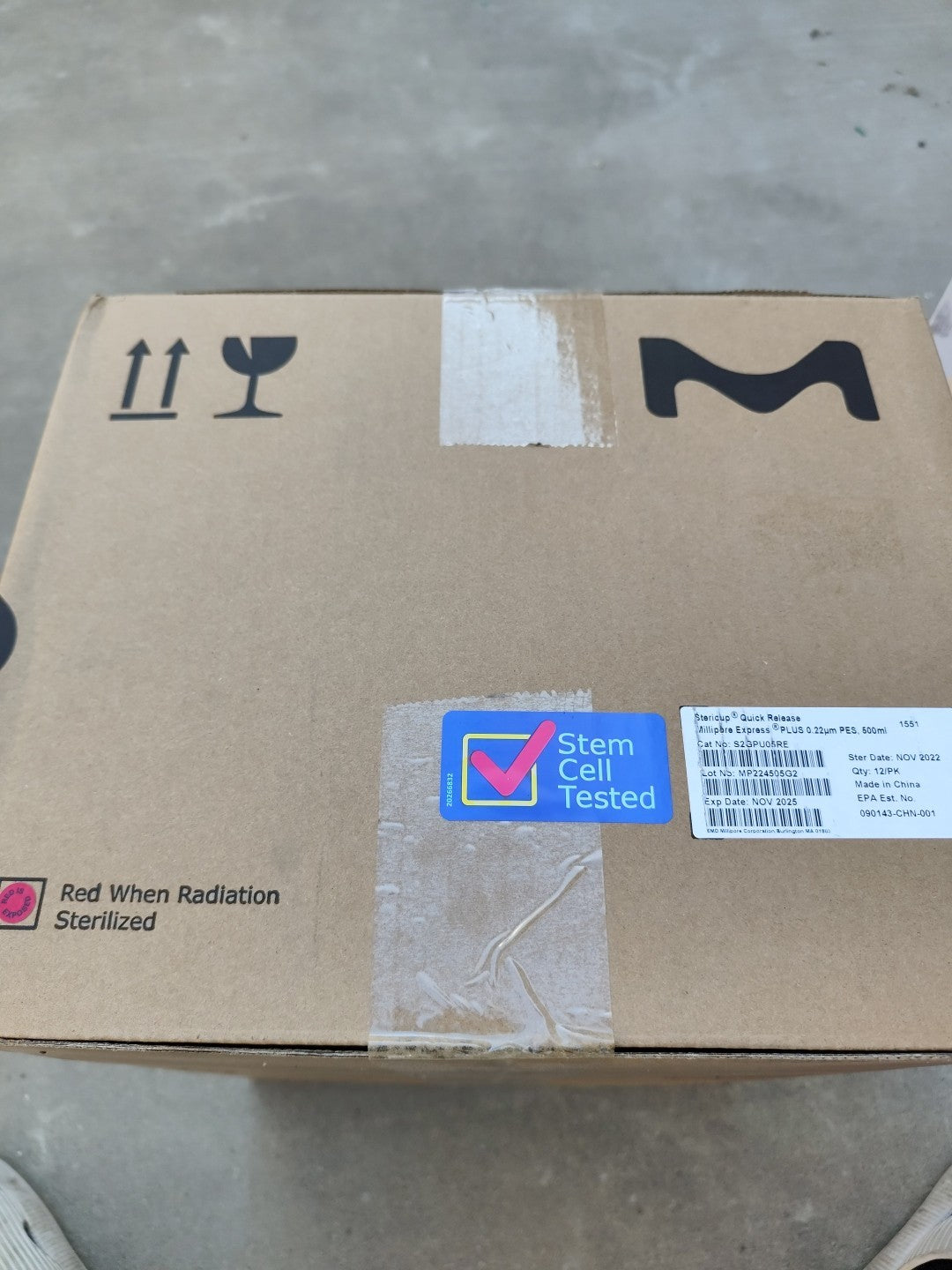 s2gpu05re Millipore Express Plus 0.22um PES 500ml Stericup Quick Release Cs 12