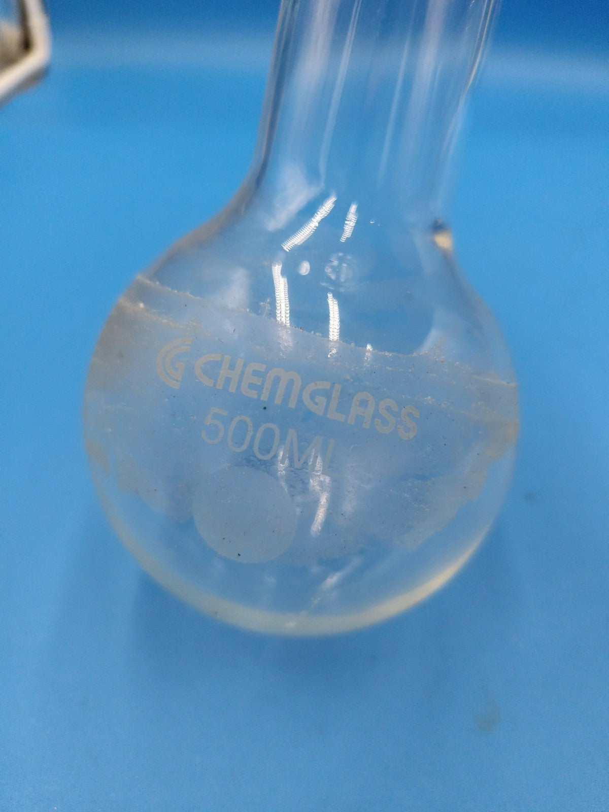 Chemglass 500ml Round Bottom flask