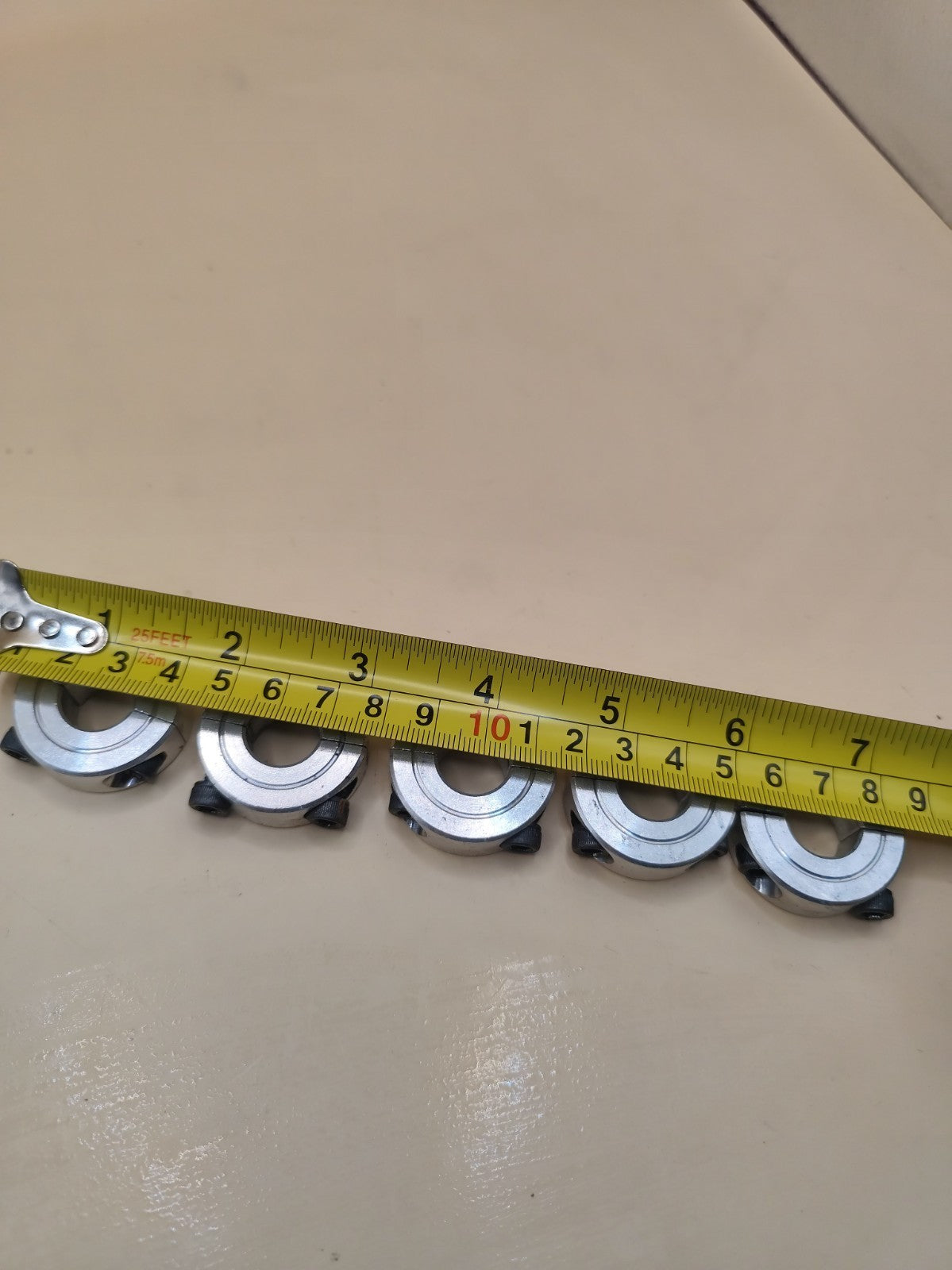 metal double-split clamp shaft collar  two-piece clamping collar Set Of 5 
