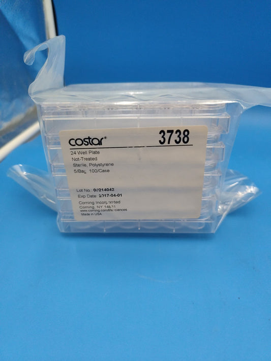 Costar 3738 24 Well Plate Not Treated Bag Of 5