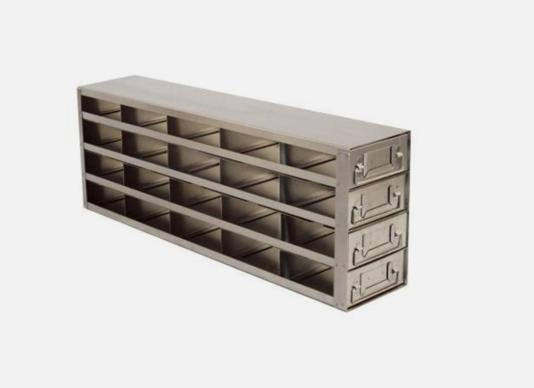 UFD-342 Drawer Freezer Rack for 2" Box, Stainless Steel, 3 x 4 Cap