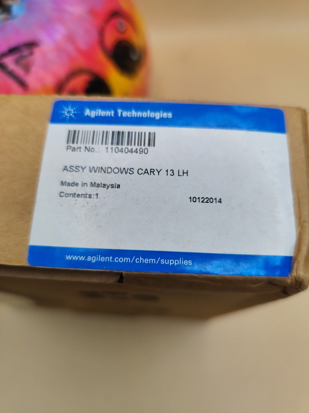 110404490 ASSY WINDOWS CARY 13 LH, Agilent
