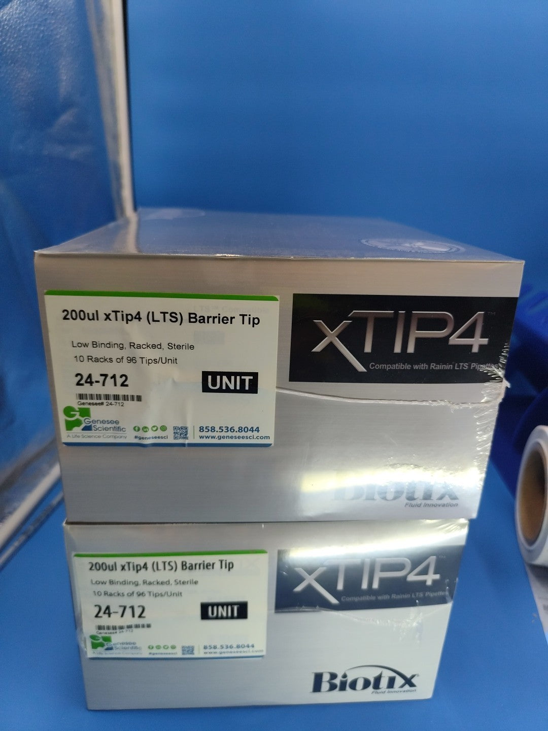Xtip4 200ul LTD Barrier Tip Low Binding 10 Racks 24-712