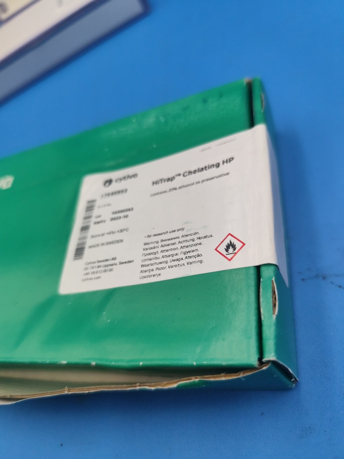 HiTrap Chelating HP affinity column 5 mL 5/Pk 17040903 New Seal 