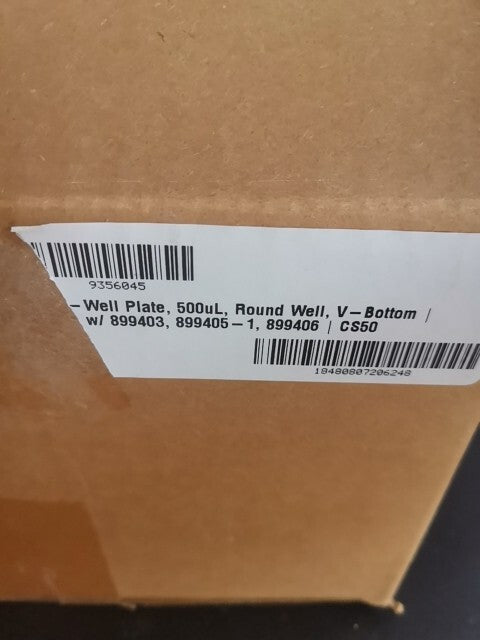 Thomson Instrument Company 96-Well Plate, 500uL, Round Well, V-Bottom Case Of 50
