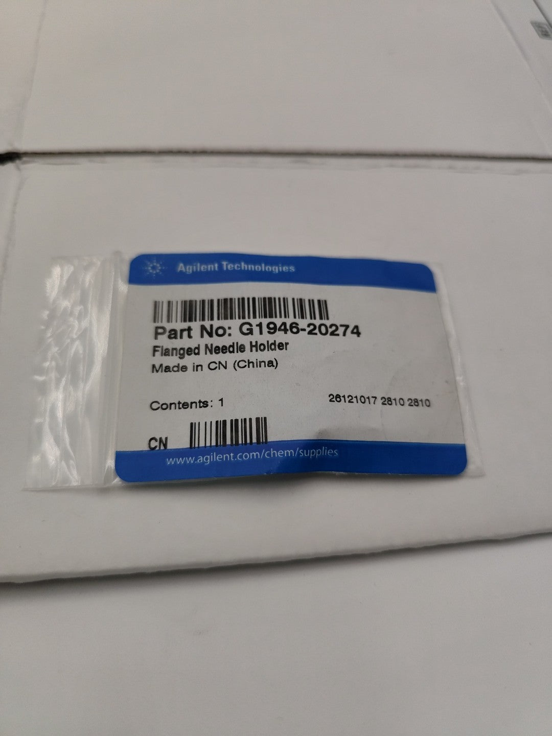 g1946-20274 Agilent Flanged Needle Holder
