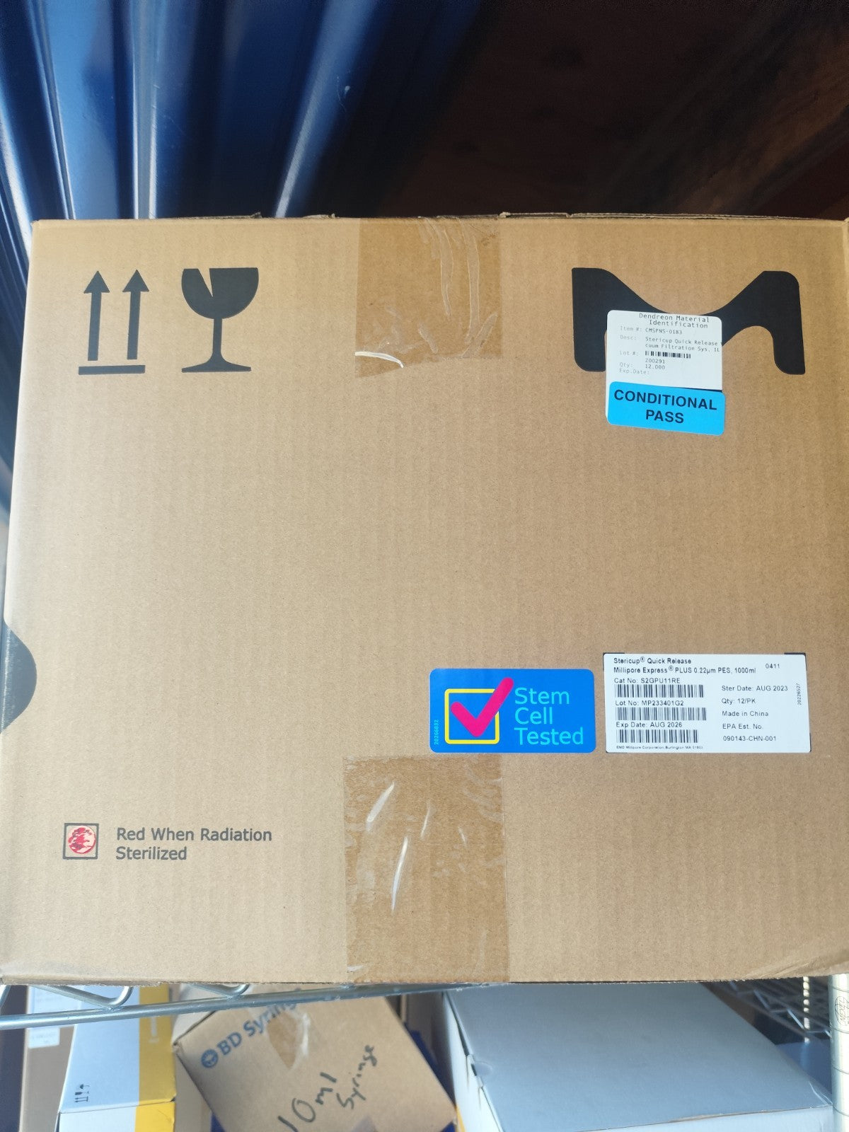 Millipore Stericup Quick Release Vacuum Filtration System 0.22 1000ml 1L 2026