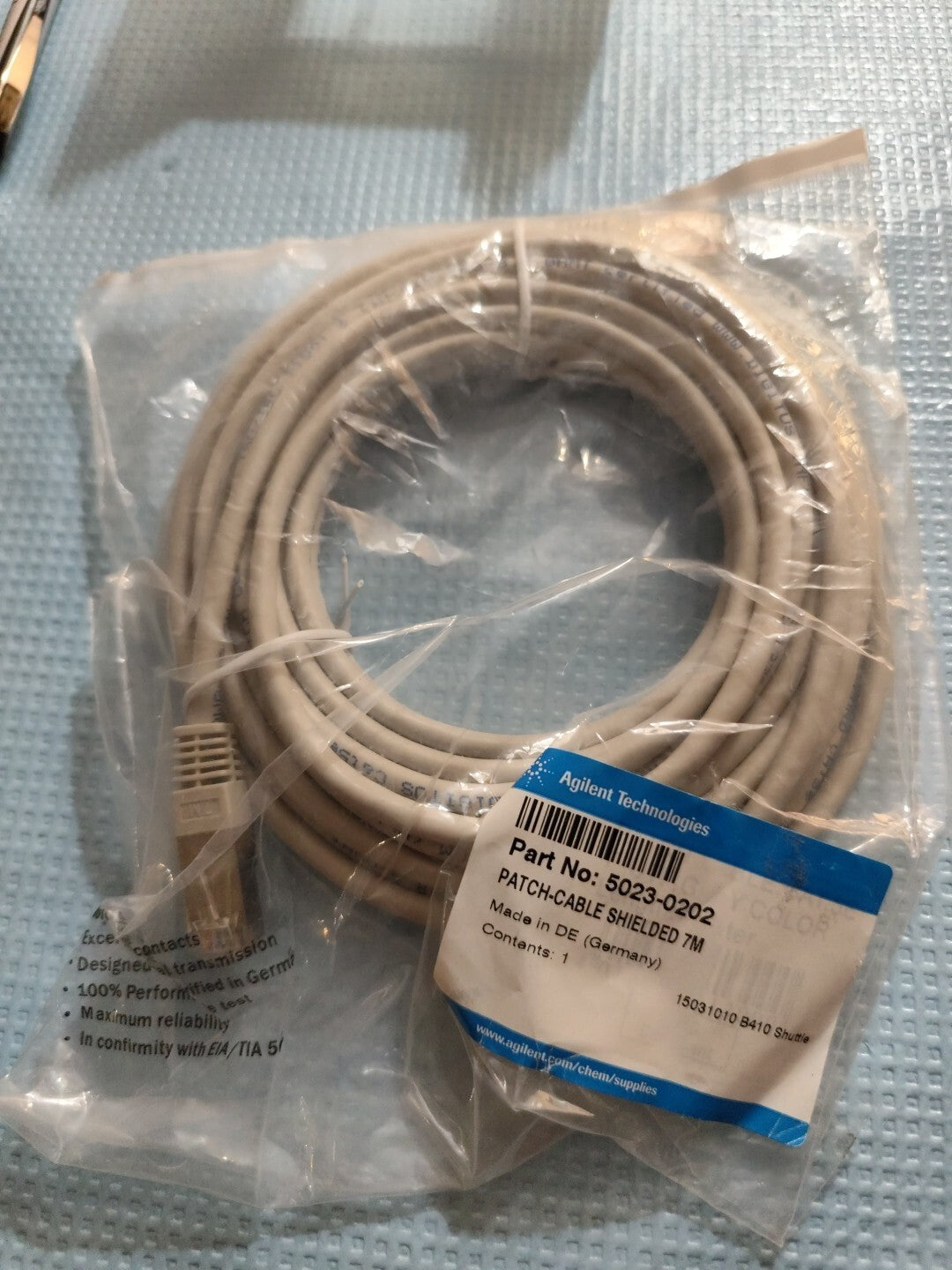 Agilent 7m / 22.9ft Shielded Patch-cable Patch Cable for LAN, 5023-0202