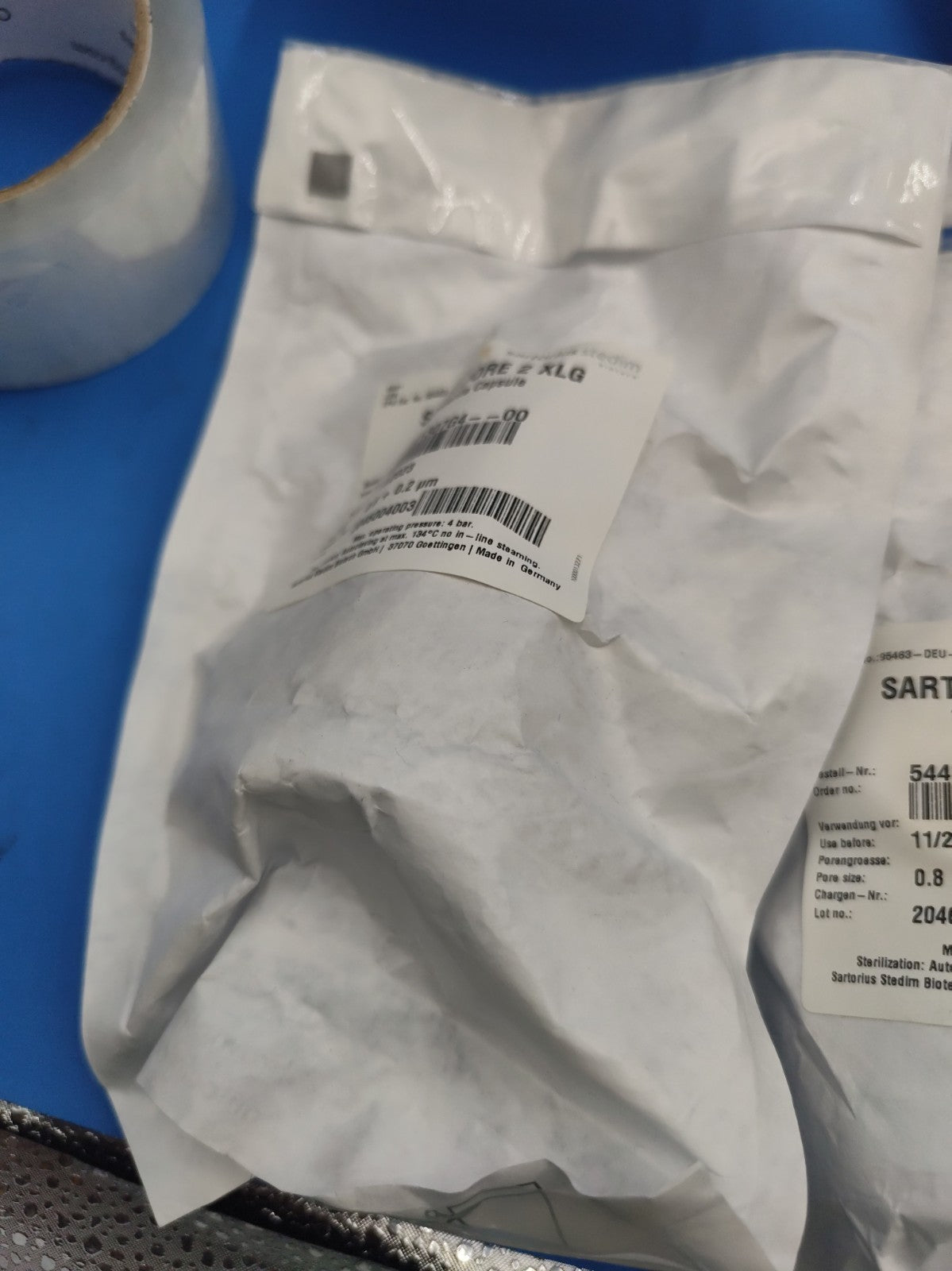 sartorius sartopure 2 XLG 0.8 um sterile capsule