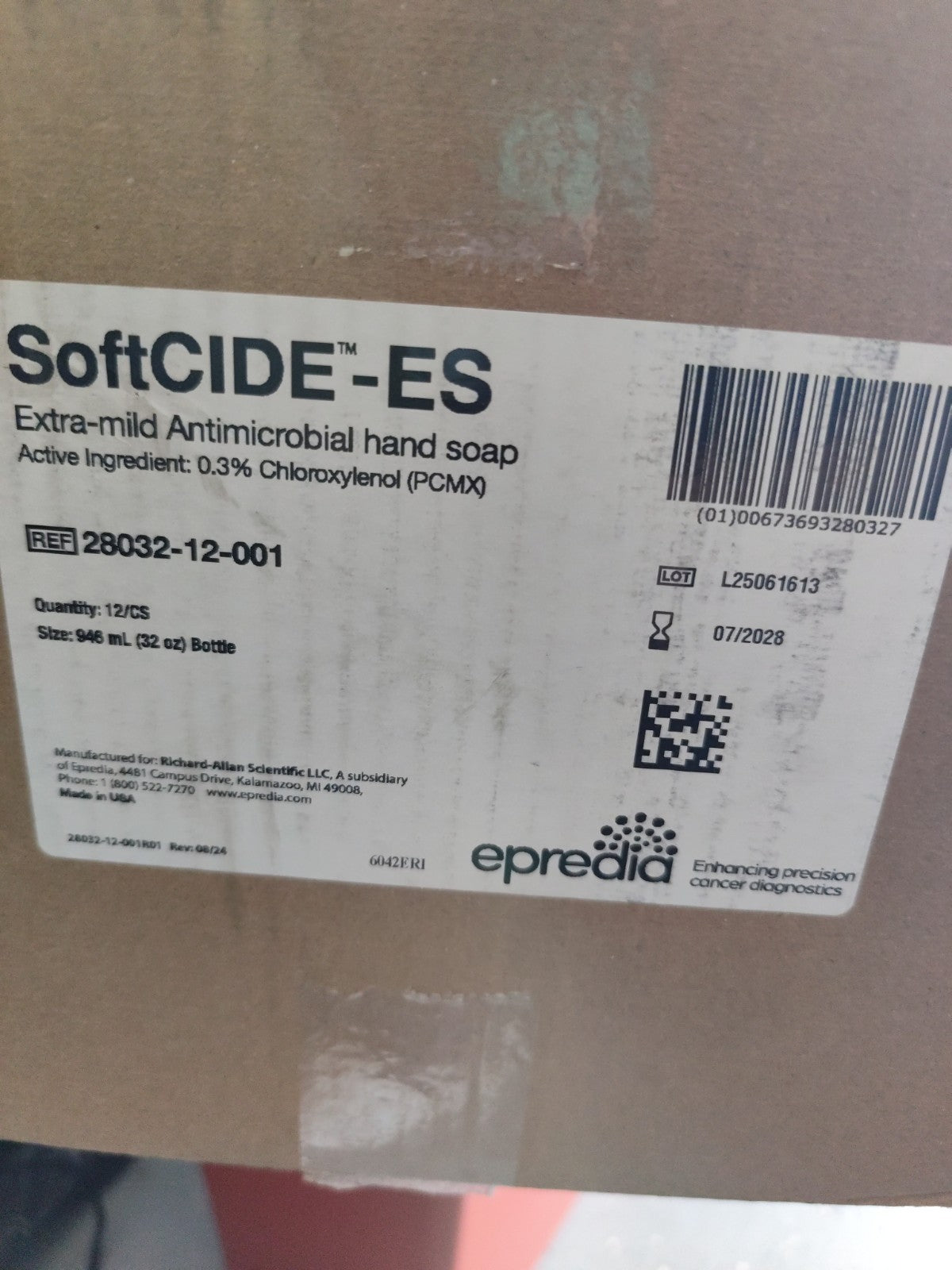Softcide ES Hang Soap 32 oz Contains Vitamin E And Aloe