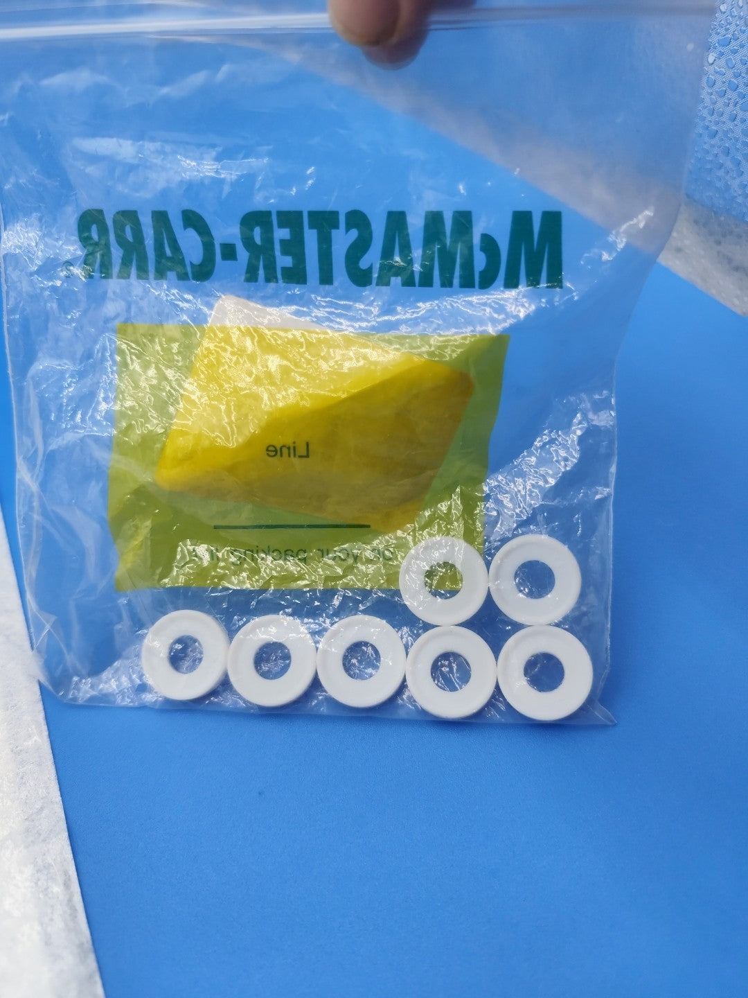 Ultra-Chemical-Resistant PTFE Plastic Gasketfor 1/2" Tube OD 7 PCs 