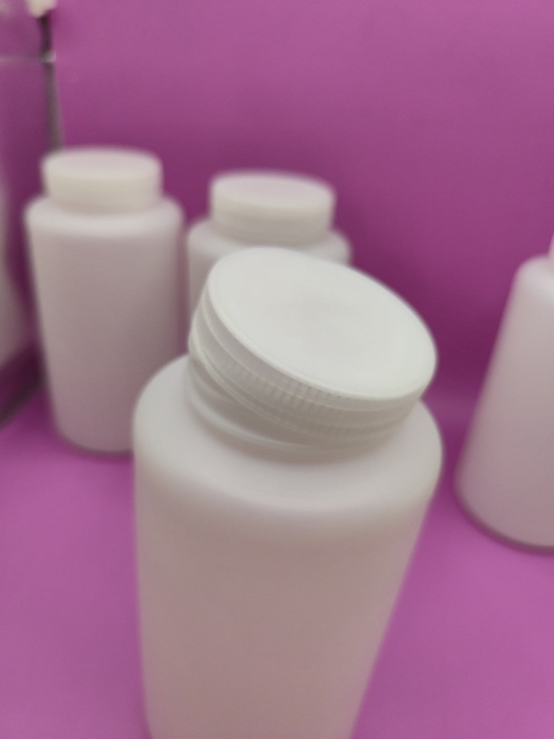 Set Of 4pcs 1000ml HDPE Wide Mouth Plastic Container